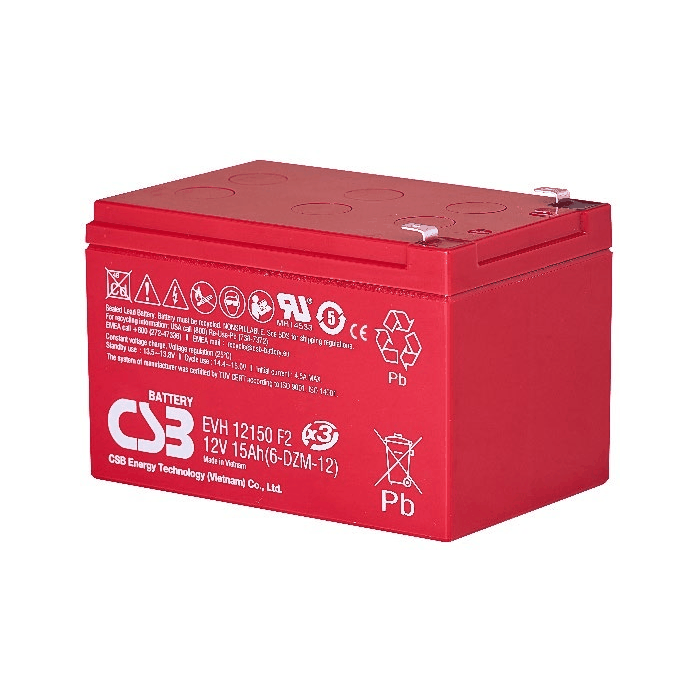 CSB EVH12150 蓄電池實物圖片