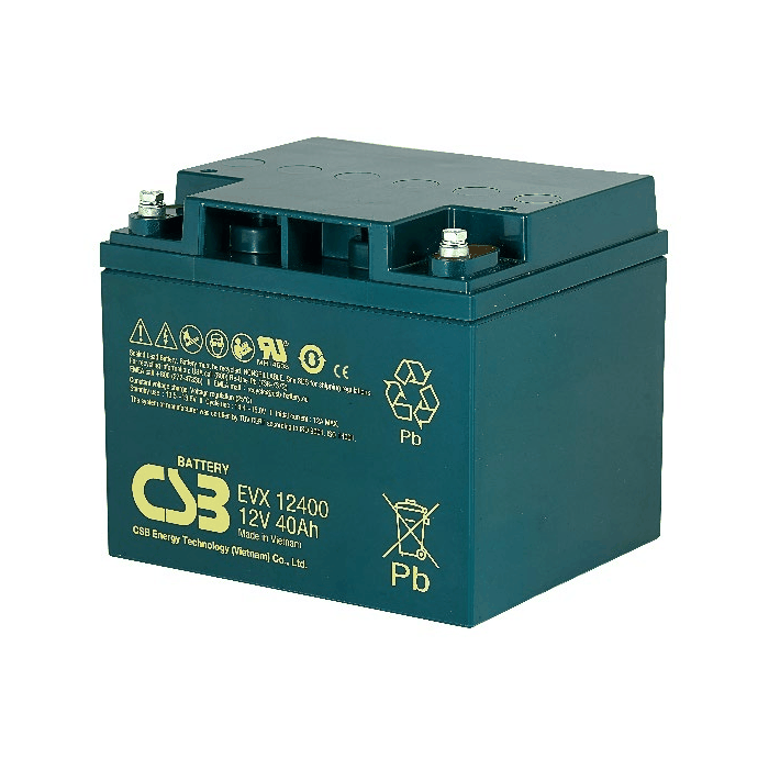 CSB brand EVX12400 battery product display image