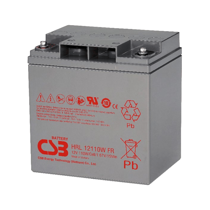 CSB HRL12110W 電池實物圖