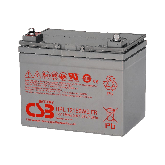 CSB HRL12150WG 蓄電池實物照