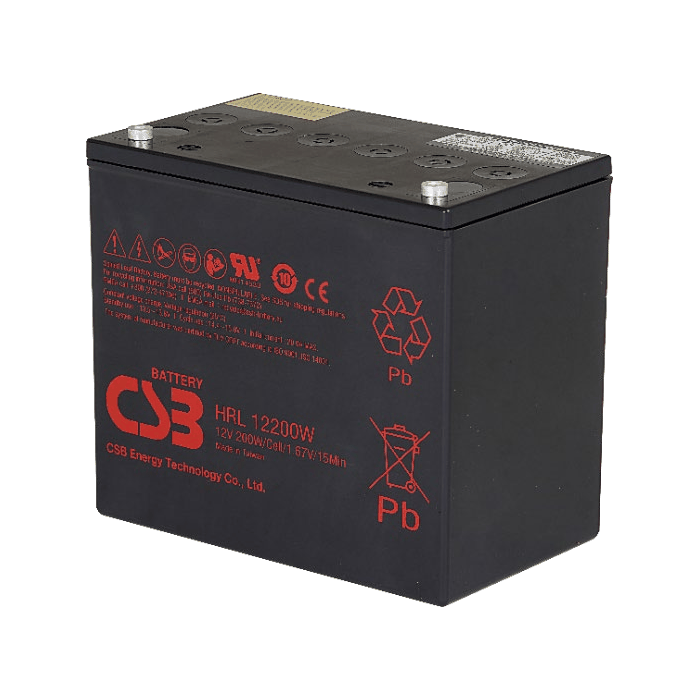 CSB HRL12200W 蓄電池實物圖片