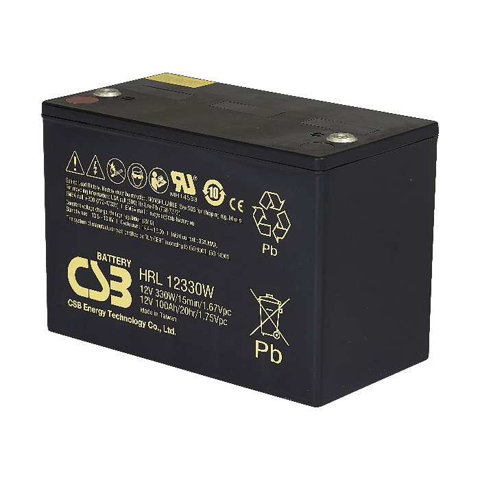 CSB HRL12330W 蓄電池實物展示