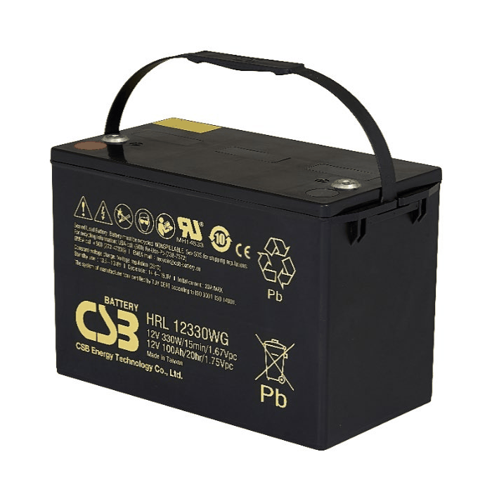 CSB HRL12330WG 蓄電池實物展示圖