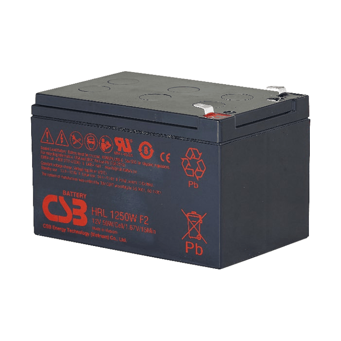 CSB HRL1250W 蓄電池實物圖片