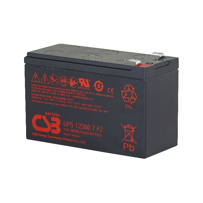 CSB Battery UPS123607 Product Display Image