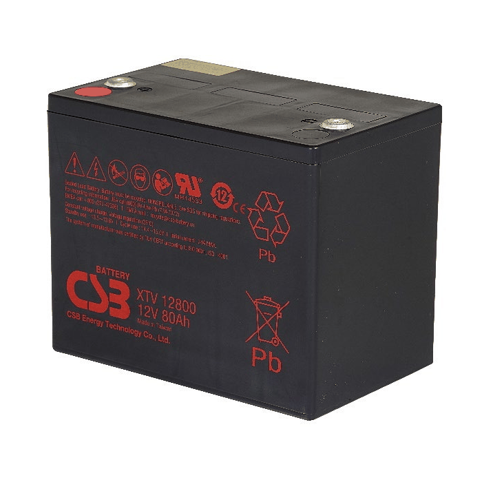 CSB XTV12800 Battery Display Image